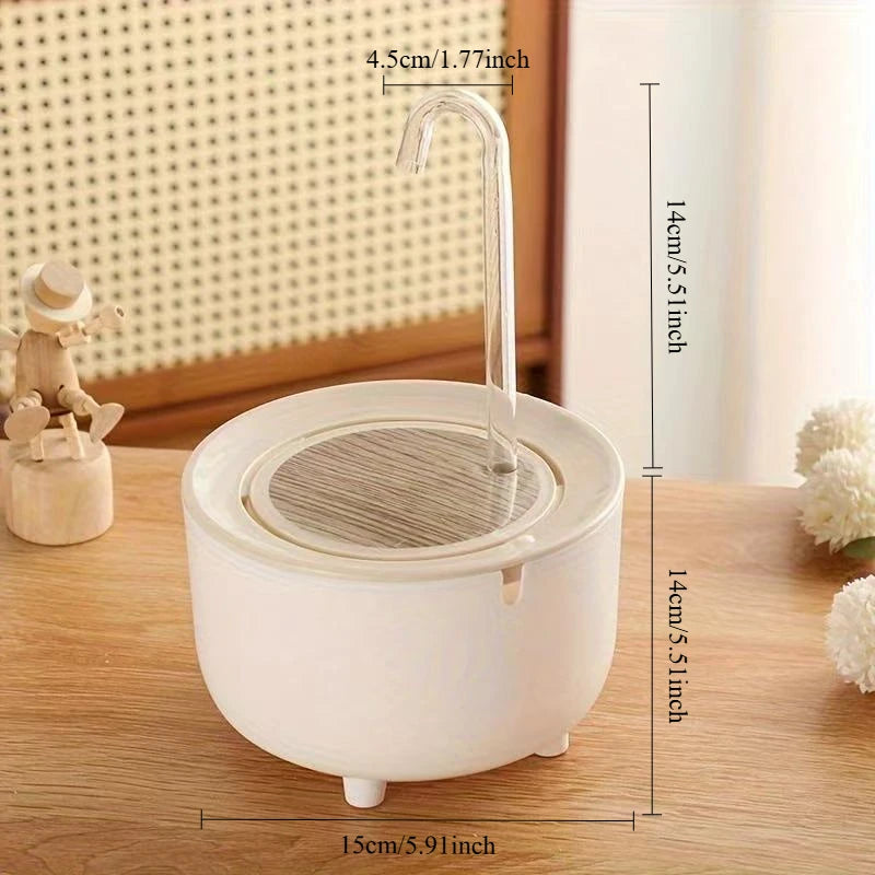 Auto Circulating 2-in-1 Parrot Bath & Pet Water Fountain Drip-Free Design for Small Pets USB Powered  pet toys  bird toys